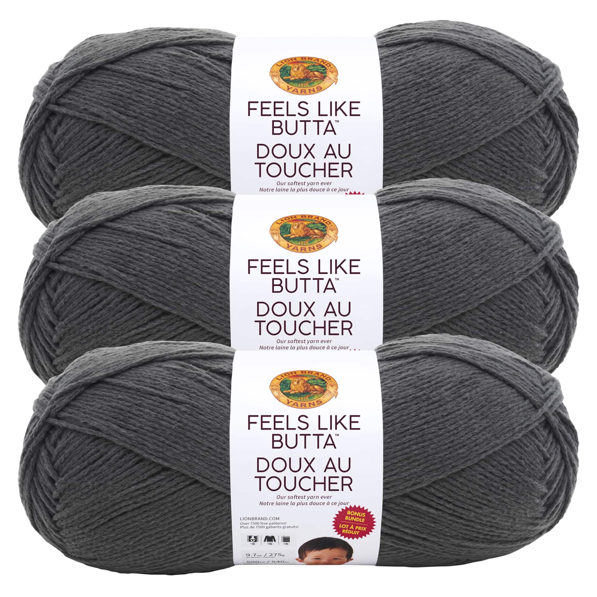 3 Pack Lion Brand® Feels Like Butta™ Yarn
